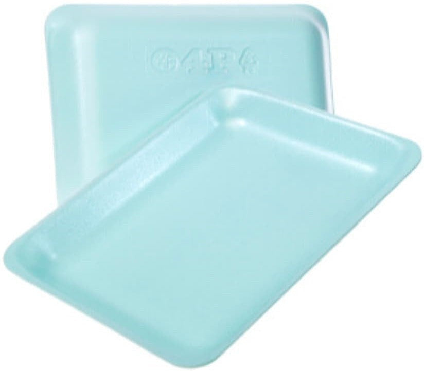 CKF Inc. - 7.2" x 9.2" x 1.3" Aqua Foam 4P Tray, 400/Cs - 88204