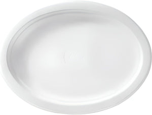 CKF Inc. - 7.5 x 10" Royal Oval Chinet Platter, Pack of 500 - 22008