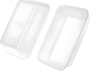 CKF Inc. - 8.25 x 5.38 x 1.75", 42P White Foam Tray, Pack of 400 - 88146