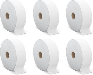 Cascades Tissue Group - 1250 Feet Tandem 2 ply JRT White Toilet Tissue, Pack of 6 - T320