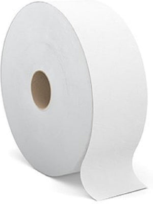 Cascades Tissue Group - 1400 Feet Tandem 2 ply JRT White Toilet Tissue, Pack of 6 - T260