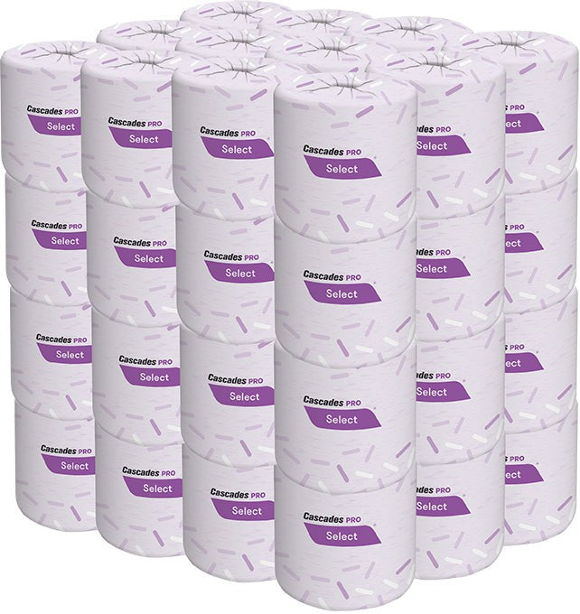 Cascades Tissue Group - 2 Ply Select Toilet Tissue 420 Sheets Pack of 48 - B160