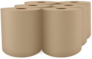 Cascades Tissue Group - 800 Feet Select Kraft Roll Hand Towels Pack of 6 - H085