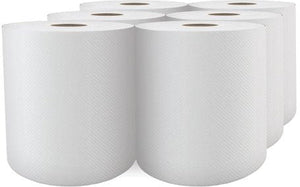 Cascades Tissue Group - 800 Feet Select White Roll Hand Towels, Pack of 6 - H080