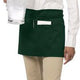 Chef Revival - 24" x 12" Poly-Cotton Burgundy Waist Apron With 3 Pocket - 605WAFH