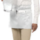 Chef Revival - 24" x 12" Poly-Cotton Burgundy Waist Apron With 3 Pocket - 605WAFH