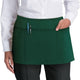 Chef Revival - 24" x 12" Poly-Cotton Burgundy Waist Apron With 3 Pocket - 605WAFH