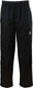 Chef Revival - Poly-Cotton Black Comfy Fit Baggy Pant with 2