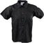 Chef Revival - Poly Cotton Black Short Sleeve Cook Shirt With 6 Snap Buttons - CS006BK