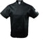 Chef Revival - Poly Cotton Classic Black Short Sleeve Chef Jacket With 8 Black Buttons - J005BK