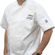 Chef Revival - Poly Cotton Classic White Short Sleeve Chef Jacket With 8 White Buttons - J005