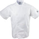 Chef Revival - Poly Cotton Classic White Short Sleeve Chef Jacket With 8 White Buttons - J005