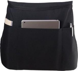 Chef Revival - Polyester Reversible Black 3 Pocket Waist Apron - 605REV-BK