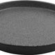 Cheforward - Infuse 10" Stone Grey/Black Medium Plate With Edge Rim - INF215