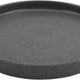 Cheforward - Infuse 12" Stone Grey/Black Large Plate With Edge Rim - INF216