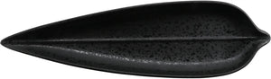 Cheforward - Rainex 14.2" x 3.9" Oblong Showered Black Leaf - 15018131024