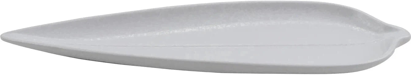 Cheforward - Rainex 14.2" x 3.9" Oblong Showered White Leaf - 15018131025