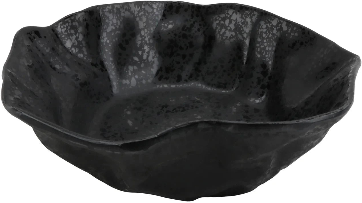 Cheforward - Rainex 23.67 Oz Showered Black Medium Round Bowl - RNX204