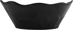 Cheforward - Rainex 50.75 Oz Oval Showered Black Bowl - RNX202