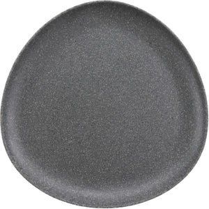 Cheforward - Revive 12" X-Large Stone Grey/Black Triangle Plate - RIV224