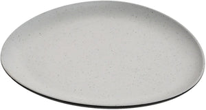 Cheforward - Revive 6.15" Small Stone Natural/Black Triangle Plate - RIV321