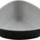 Cheforward - Revive 6.5 Oz Stone Natural/Black Triangle Melamine Ramekin With Organic Hammered Texture - 30895-BK/SN