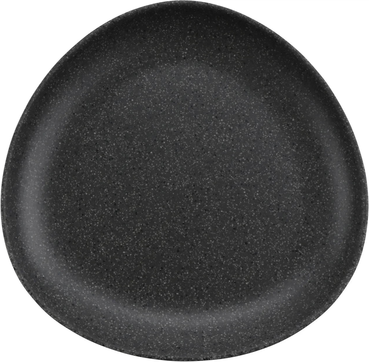 Cheforward - Revive 7.83" Medium Stone Grey/Black Triangle Plate - RIV222