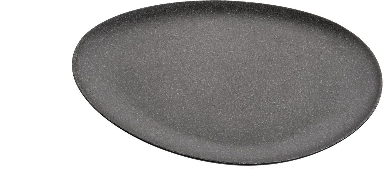 Cheforward - Revive 9.75" Large Stone Grey/Black Triangle Plate - RIV223