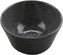 Cheforward - Revolve 3 Oz Melamine Stone Grey/Black Ramekin With Organic Texture - 40086-BK/SG