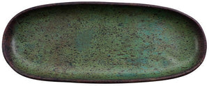 Cheforward - Savor 13" Robin Green Oval Melamine Plate - 21143-SP