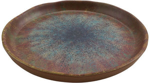 Cheforward - Savor 8" Large Robin Brown Round Melamine Plate - 20009-CAI