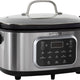 Chef's Choice - 6 Qt Capacity Black Stainless Steel Non-Stick Extra-Large 20-in-1 Multi Slow Cooker - VCCC20SS13