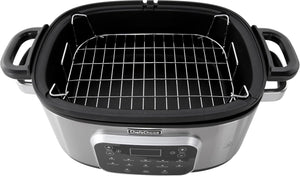 Chef's Choice - 6 Qt Capacity Black Stainless Steel Non-Stick Extra-Large 20-in-1 Multi Slow Cooker - VCCC20SS13