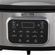 Chef's Choice - 6 Qt Capacity Black Stainless Steel Non-Stick Extra-Large 20-in-1 Multi Slow Cooker - VCCC20SS13