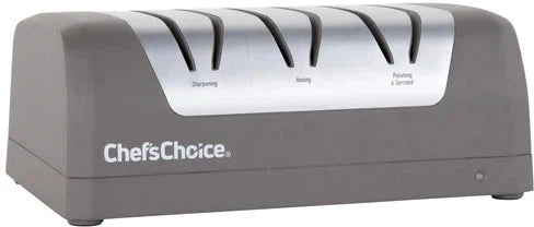 Chef's Choice - Grey Rechargeable Three-Stage 20° Dizor DC 320 Electric Knife Sharpener, Gift Box - SHC32BGY11