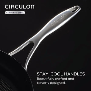 Circulon - Pack of 2 SteelShield S-Series Nonstick Fry Pan Set - 70052-TF05