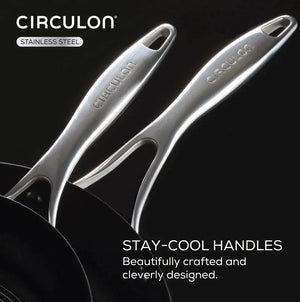 Circulon - Pack of 2 SteelShield S-Series Nonstick Fry Pan Set - 70052-TF05