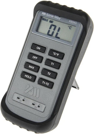 Comark - Digital Type K Thermometer with Dual Input and RS Calibration - KM340 (Special Order 3-4 Weeks)