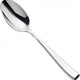 Corby Hall - Oslo 7.5" Stainless Steel Oval Dessert Spoon, Pack of 12 - 5201