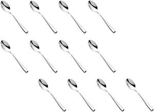 Corby Hall - Oslo 7.5" Stainless Steel Oval Dessert Spoon, Pack of 12 - 5201