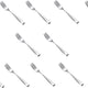 Corby Hall - Oslo Satin 7.37" Stainless Steel Salad/Dinner Fork, Pack of 12 - KM5227