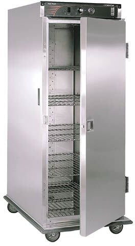 Cres Cor - 1 Door Heated Banquet Cabinet For Covered Meals, 96 Plate Capacity - EO H-137-S-96-BC