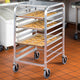 Cres Cor - 10 Pan End Load Half Height Sheet Pan Rack - EO 275-38-1810-KDT