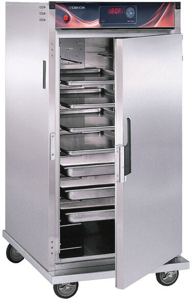 Cres Cor - 120V Insulated 3/4 Height Stainless Steel Hot Cabinet - EO H-137-SUA-9D