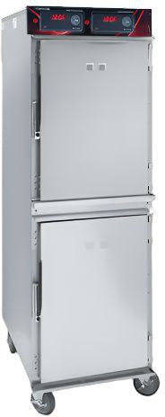 Cres Cor - 120V Insulated Full Height Hot Cabinet with Deluxe Controls & Perimeter Bumpers - EO 1000HHSS2DX01