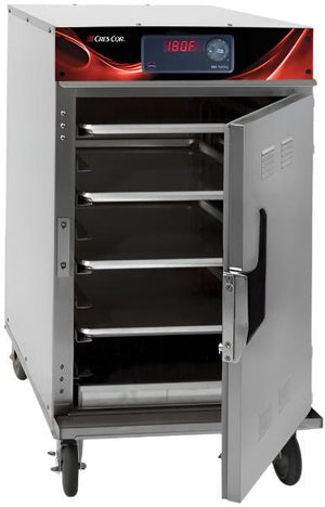 Cres Cor - 120V Insulated Half Height Hot Cabinet with Deluxe Controls - EO 1000HHSSSPLITDX