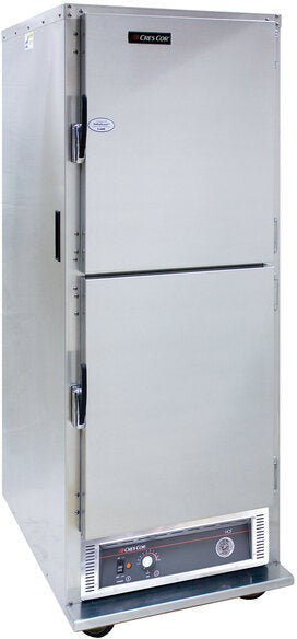 Cres Cor - 120V/15A Insulated Hot Cabinet Left Hinged Door, 11 Pan Capacity - EO H-135-UA-11-01-L