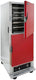 Cres Cor - 120V/15A Insulated Hot Cabinet Red Doors, 11 Pan Capacity - EO H-135-UA-11-R