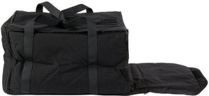 Cres Cor - 18" x 19" x 12" Black Heavy-Duty Heated Food Delivery Bag - EO CHB6