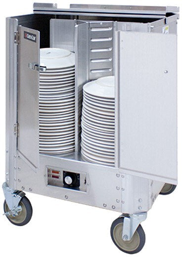 Cres Cor - Heated Dish Dolly For 9.8" to 11" Diameter Plates, 240 Plates Capacity - EO HJ-531-10-240